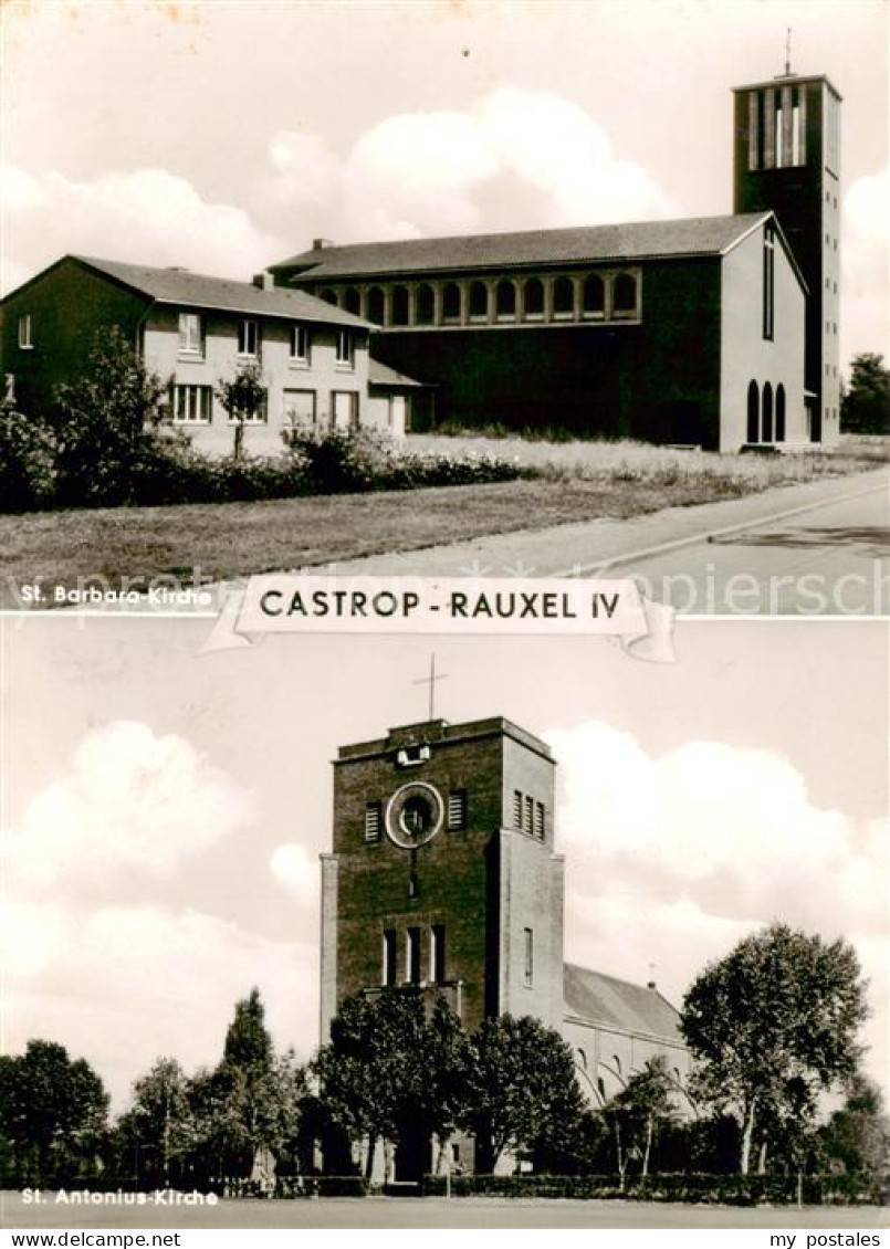 73853667 Castrop-Rauxel St Barbara Kirche St Antonius Kirche Castrop-Rauxel - Castrop-Rauxel
