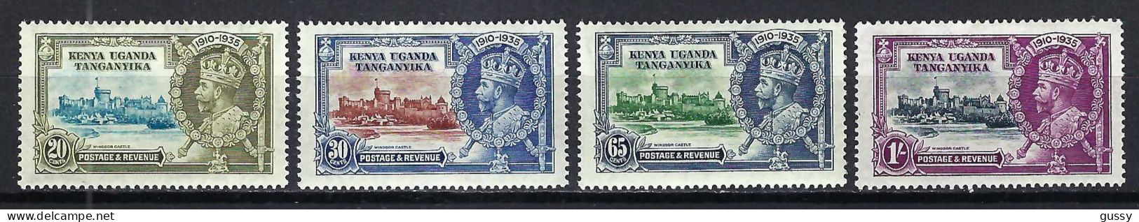 KENYA, OUGANDA & TANGANYIKA Ca.1935: Les Y&T 29-30 Neufs* Et 31-32 Neufs** - Kenya, Uganda & Tanganyika