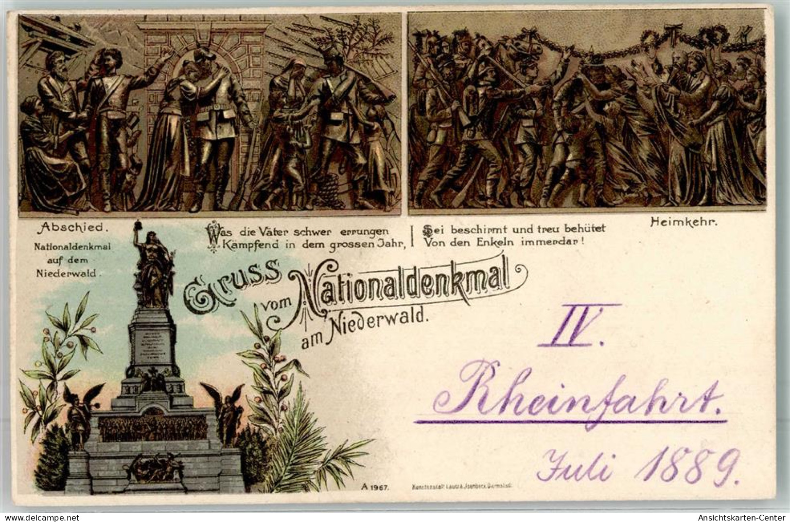 10656305 - Niederwalddenkmal - Ruedesheim A. Rh.