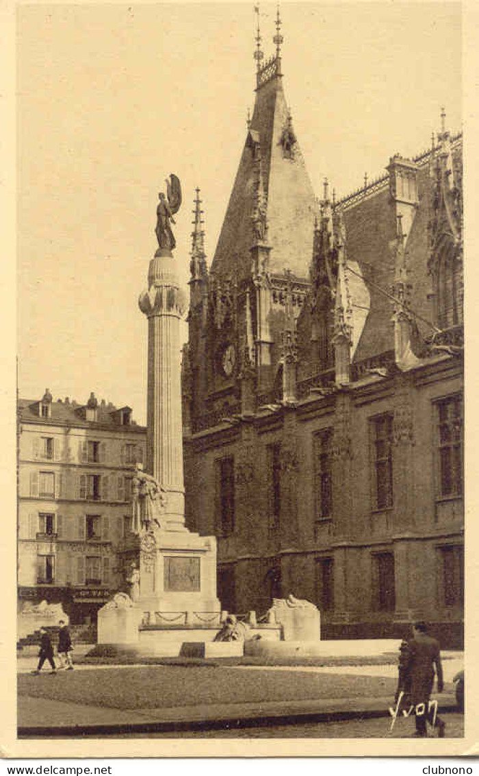 CPA - ROUEN - LE MONUMENT AUX MORTS (IMPECCABLE) - Rouen