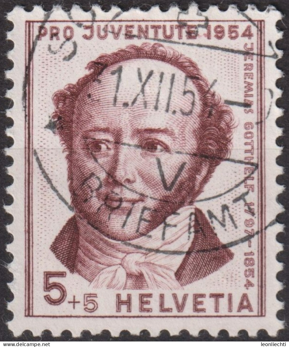 1954 Schweiz Pro Juventute ° Zum:CH J153,Yt:CH 553, Mi:CH 602, Jeremias Gotthelf - Used Stamps