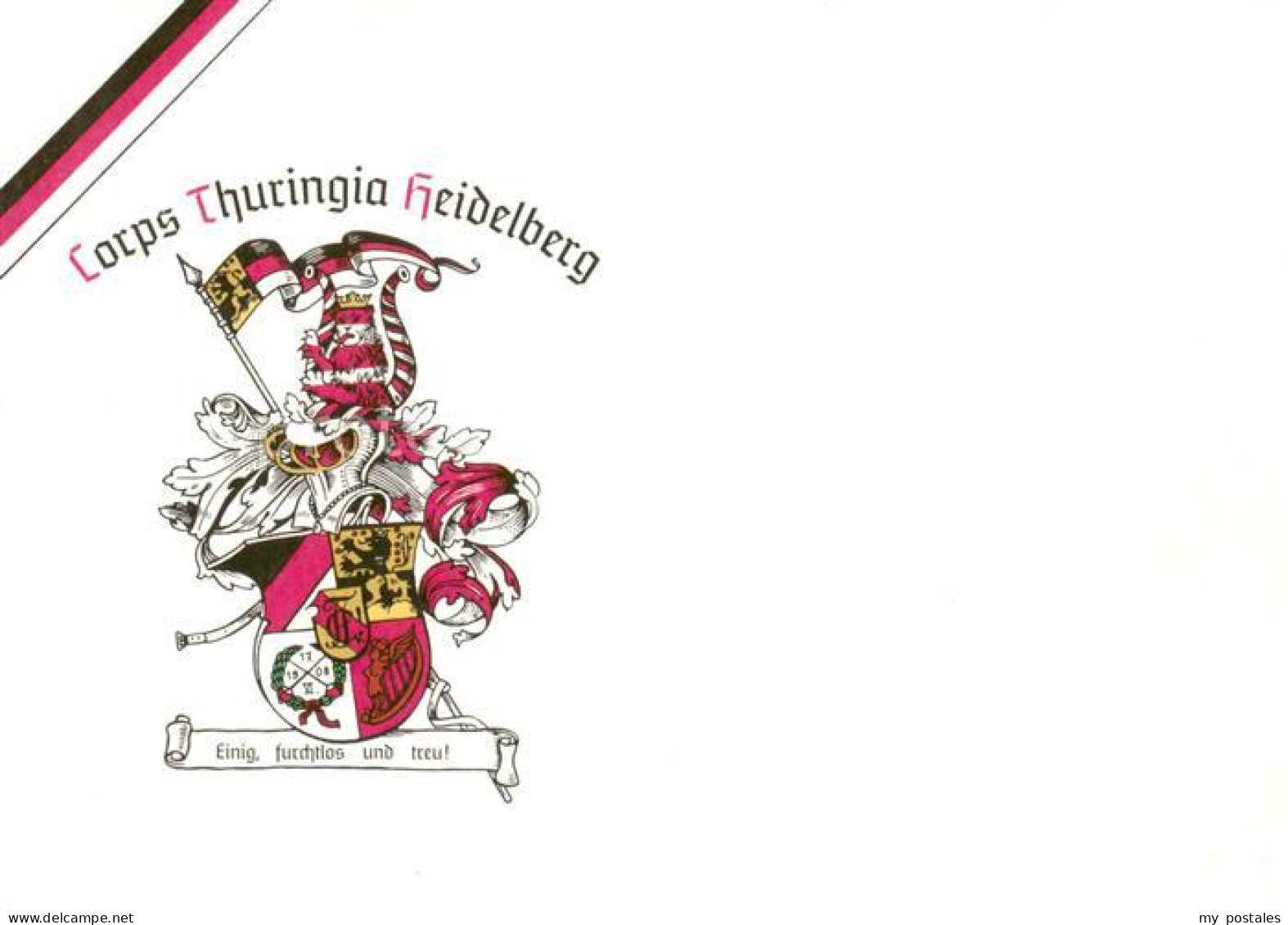 73853641 Heidelberg Neckar Corps Thuringia Heidelberg Wappen Heidelberg Neckar - Heidelberg