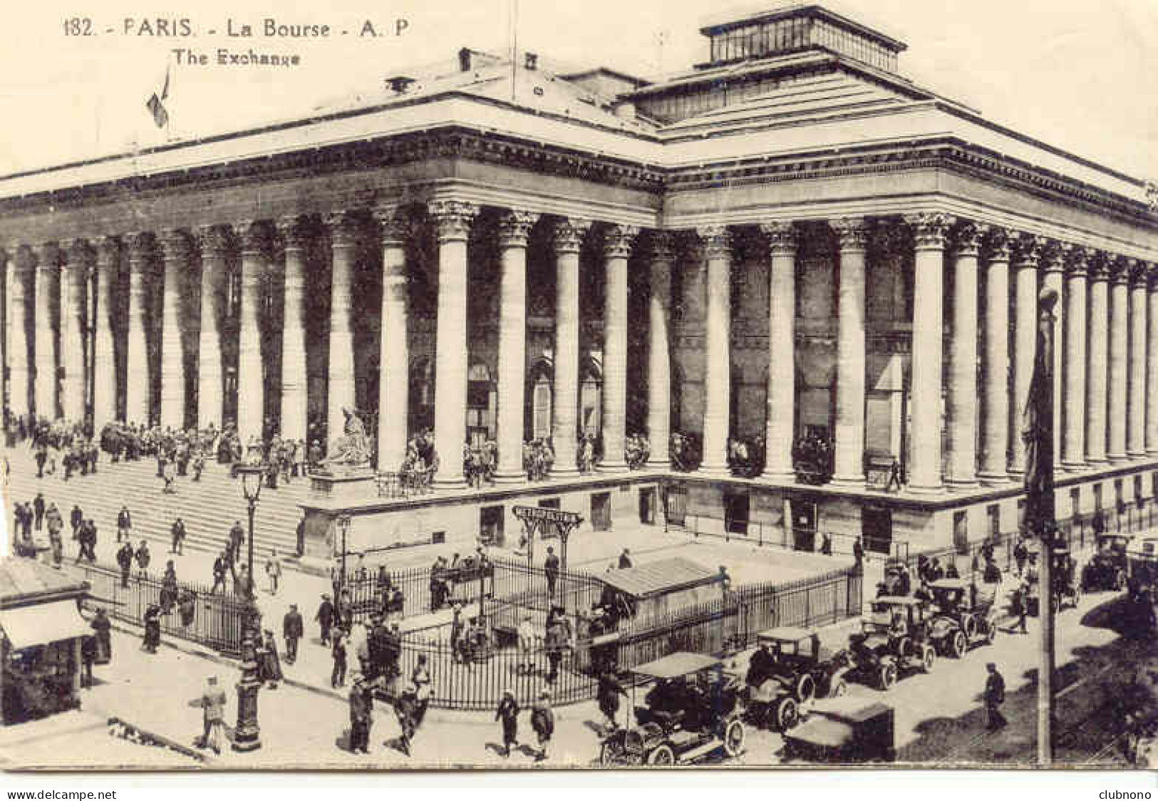 CPA - PARIS - LA BOURSE (TRES BELLE CARTE - BELLE ANIMATION) - Andere Monumenten, Gebouwen