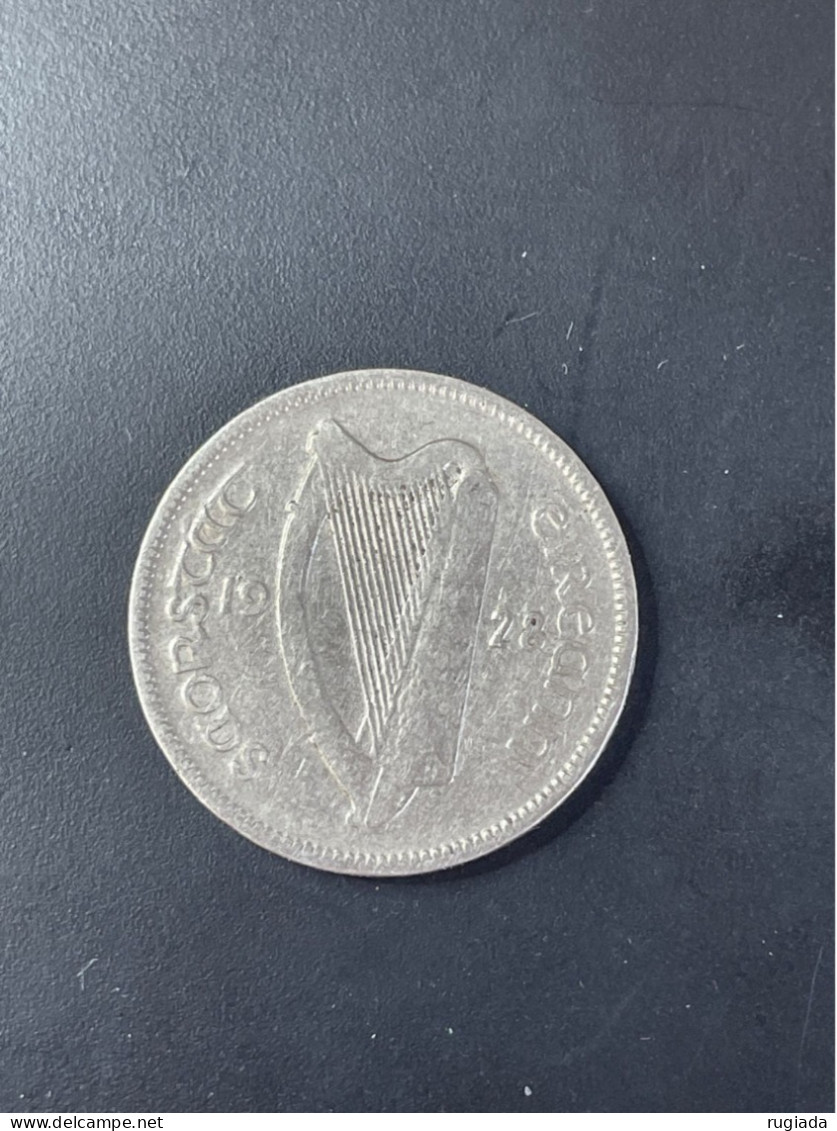 1928 Eire Ireland 6 Pence (6d) Coin, VF Very Fine - Ierland