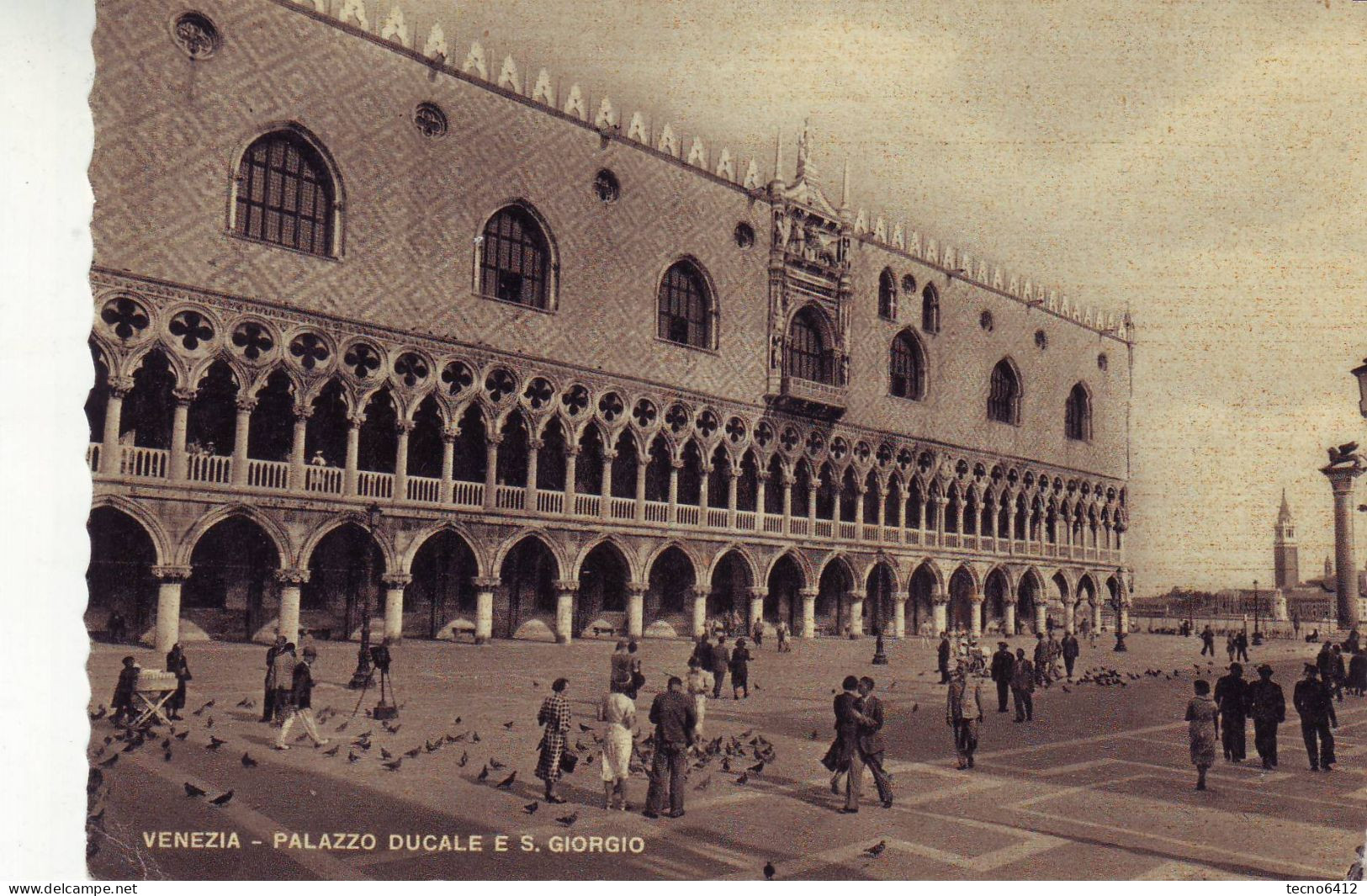 Venezia - Palazzo Ducale E S.giorgio - Viaggiata - Venetië (Venice)