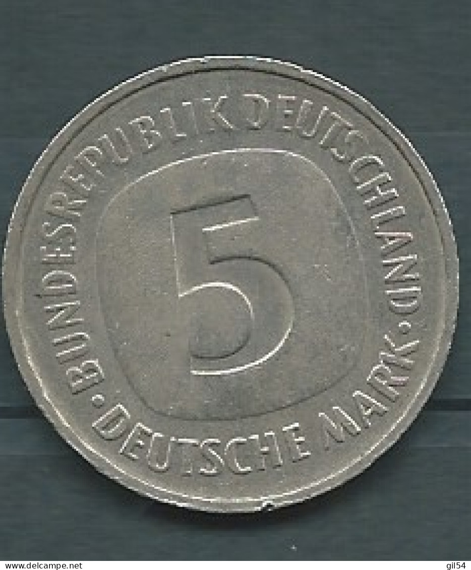 Allemagne R.F.A.    PIECE  DE 5 MARK 1975 G-   Pieb 25102 - 5 Mark