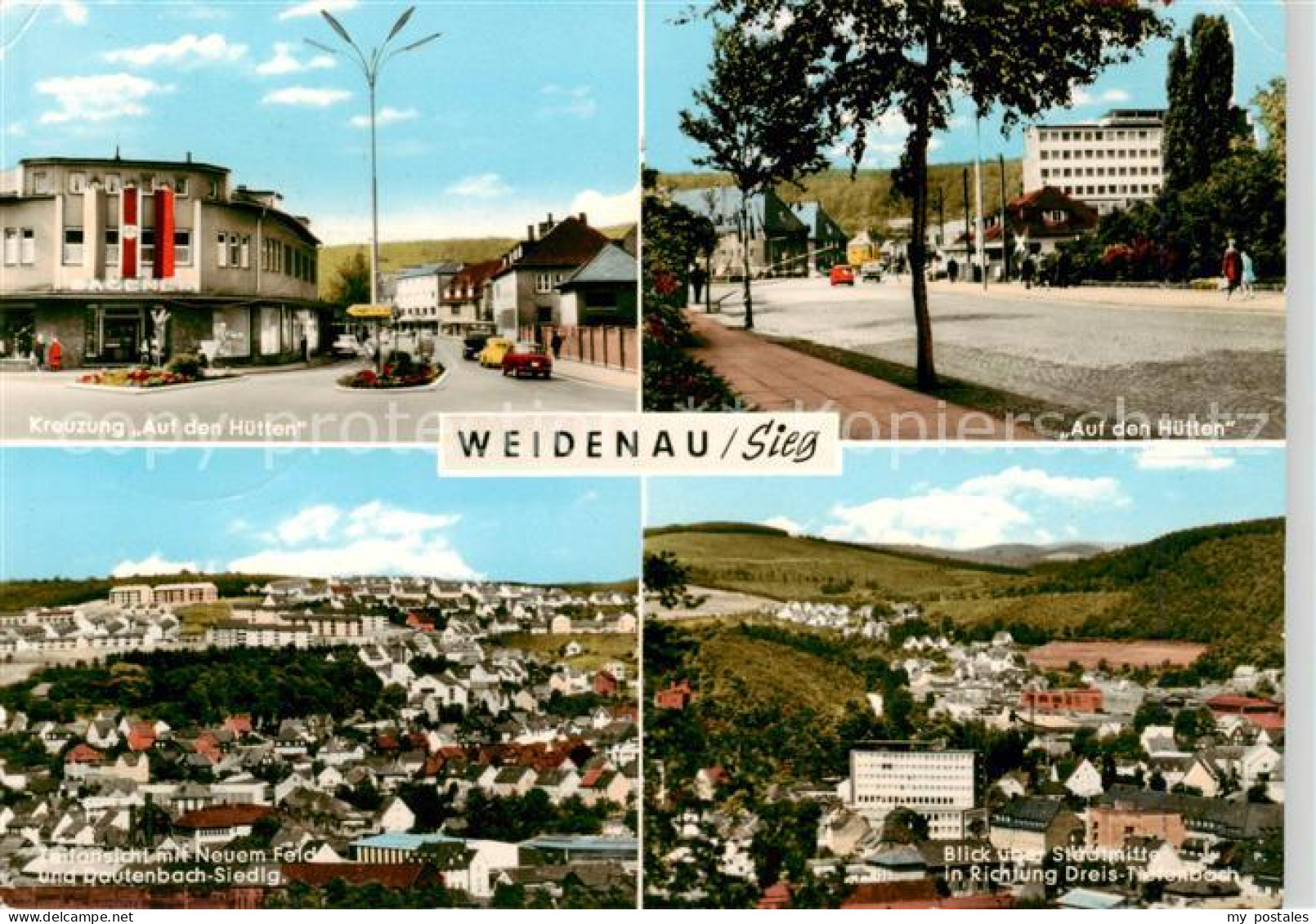 73853589 Weidenau Sieg Kreuzung Auf Den Huetten Neues Feld Mit Lautenbach Siedlu - Siegen