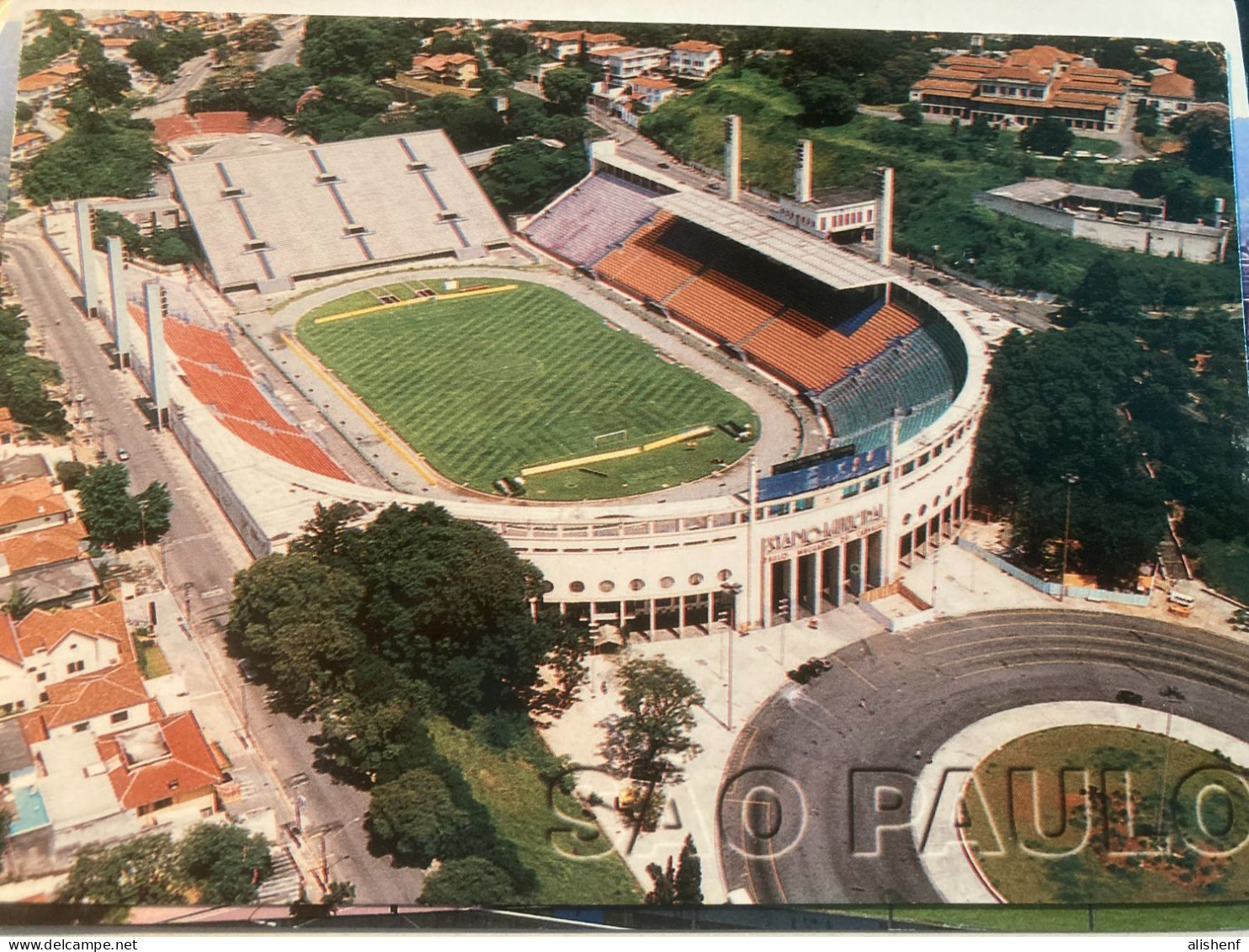 Sao Paulo Brasil Estadio Municipal Stadio Paulo Machado De Carvalho San Paolo Brasile - Calcio