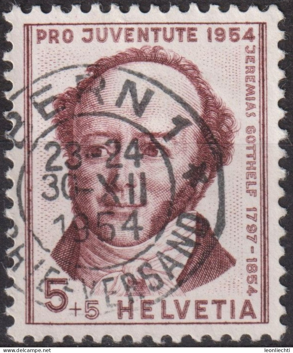 1954 Schweiz Pro Juventute ° Zum:CH J153,Yt:CH 553, Mi:CH 602, Jeremias Gotthelf - Used Stamps