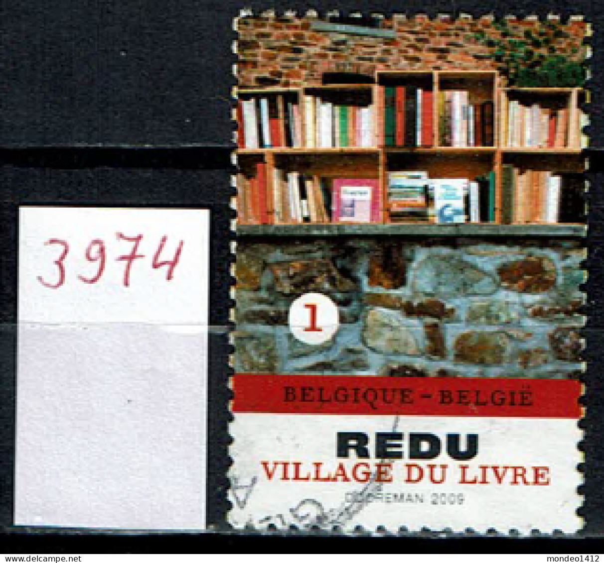 België OBP 3974 - Boek En Literatuur, Livre Et Littérature, Redu - Village Du Livre - Gebraucht