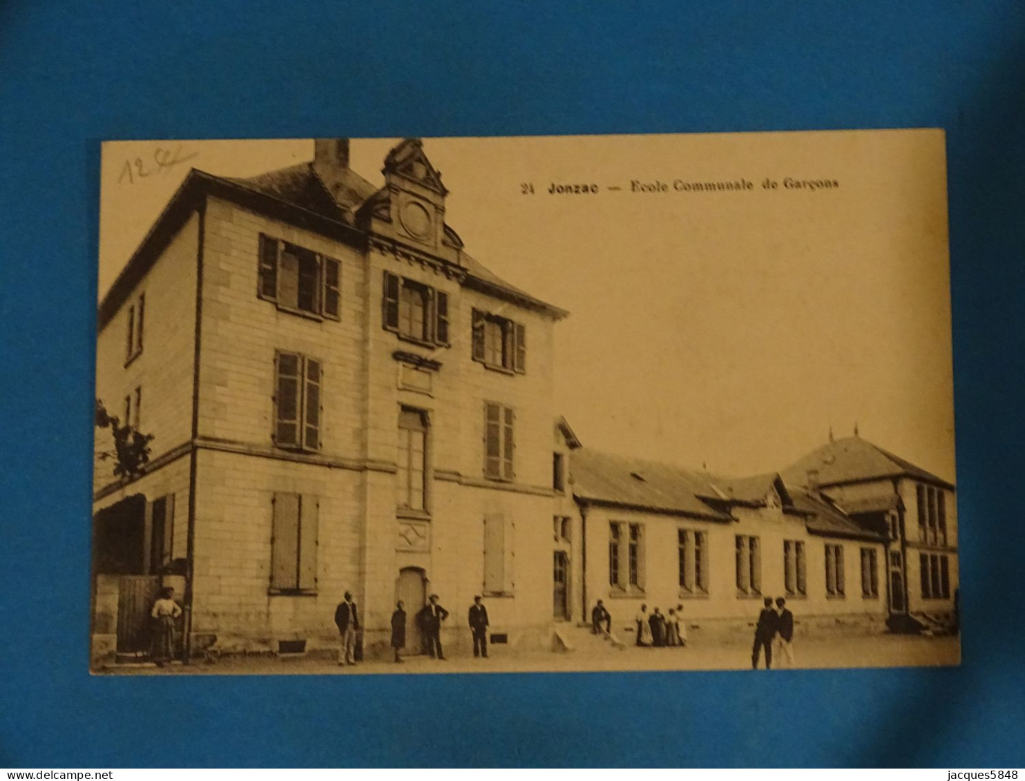 17) Jonzac - N°24 - Ecole Communale De Garçons - Année:1921 - EDIT: - Jonzac