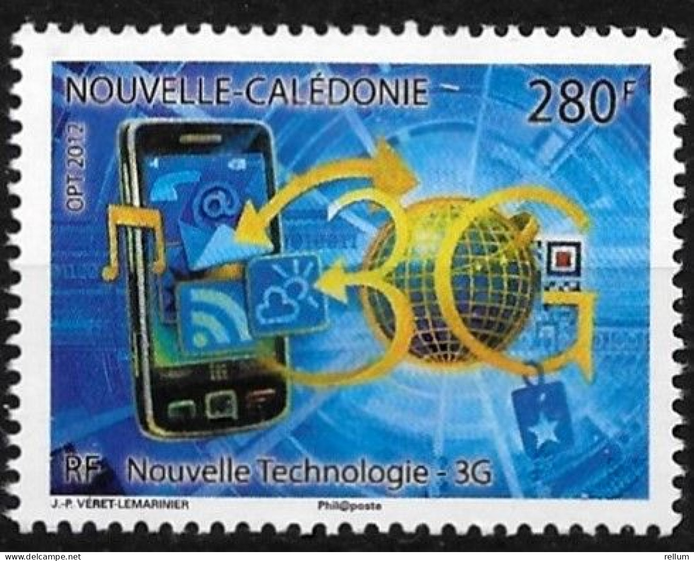 Nouvelle Calédonie 2012 - Yvert Et Tellier Nr. 1164 - Michel Nr. 1599  ** - Unused Stamps