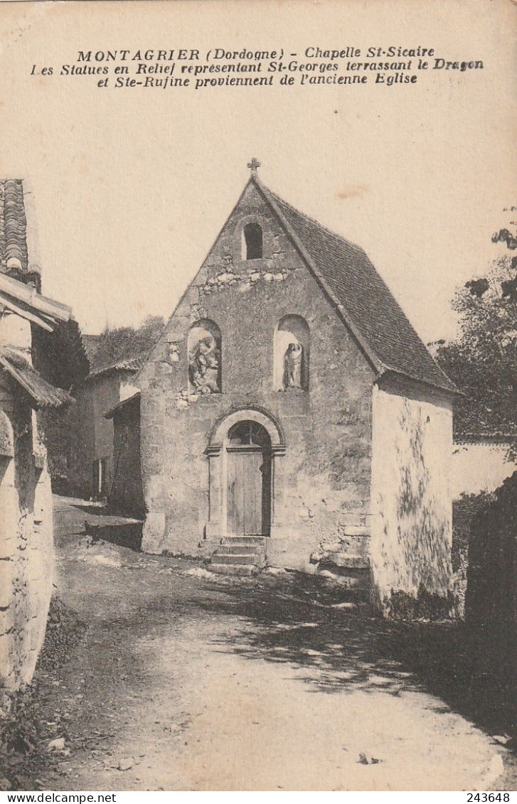 Montagrier Chapelle Saint Sicaire - Autres & Non Classés