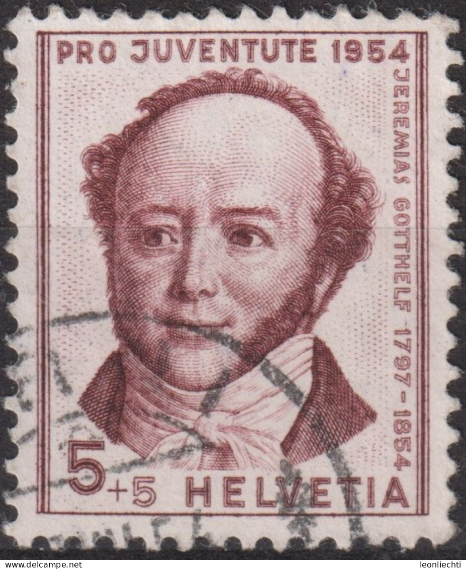 1954 Schweiz Pro Juventute ° Zum:CH J153,Yt:CH 553, Mi:CH 602, Jeremias Gotthelf - Used Stamps