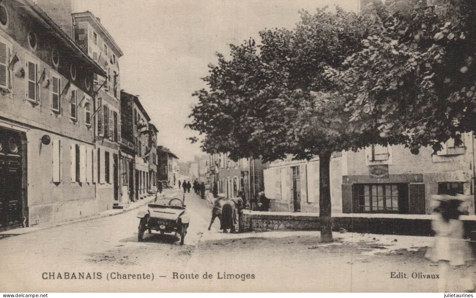 16 CHABANAIS ROUTE DE LIMOGES CPA BON ETAT - Other & Unclassified