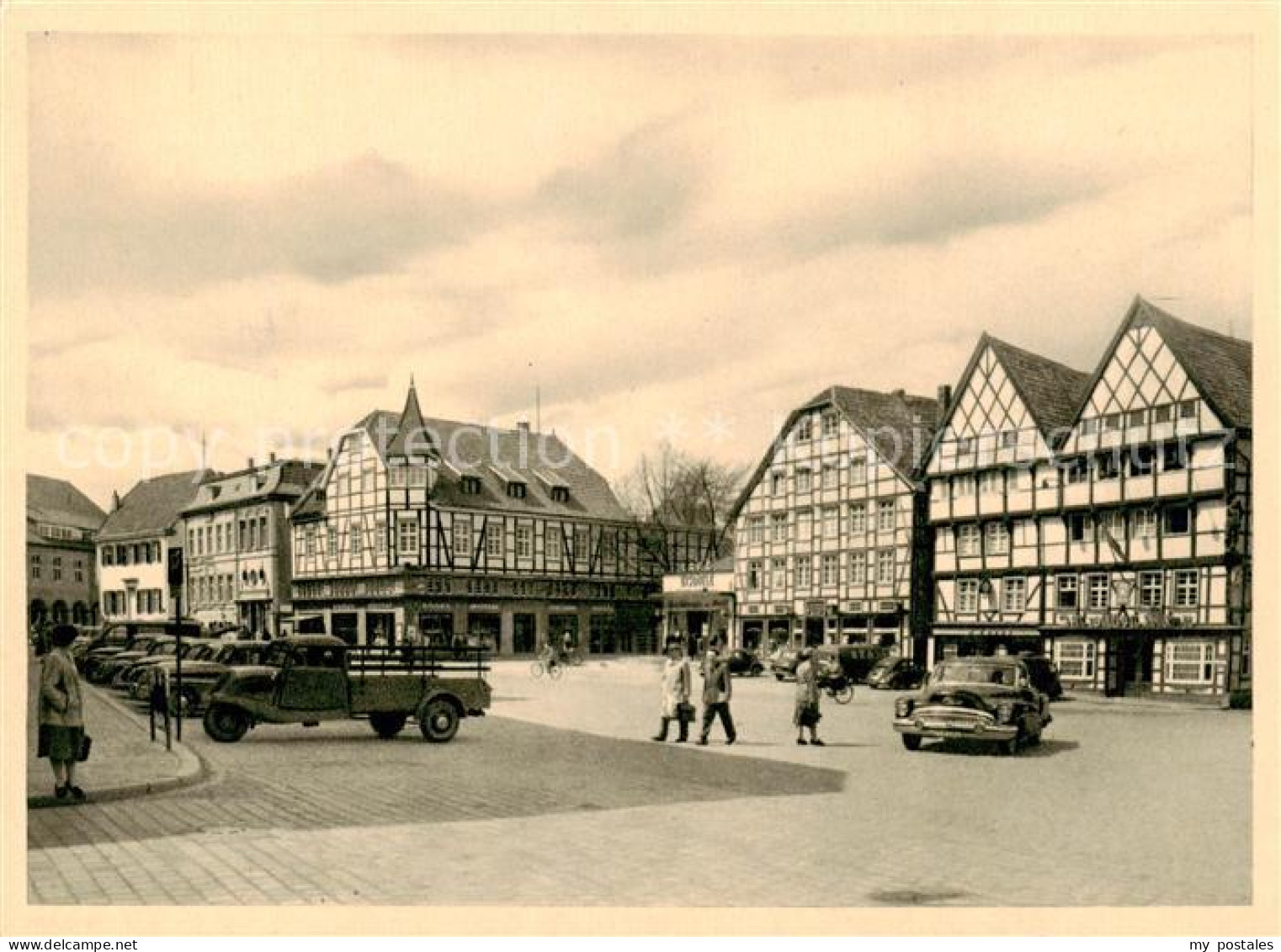 73853520 Soest DE NRW Marktplatz Fachwerkhaeuser  - Soest