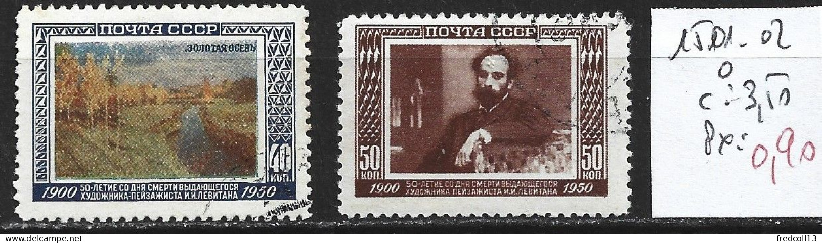 RUSSIE 1501-02 Oblitérés Côte 3.50  € - Used Stamps