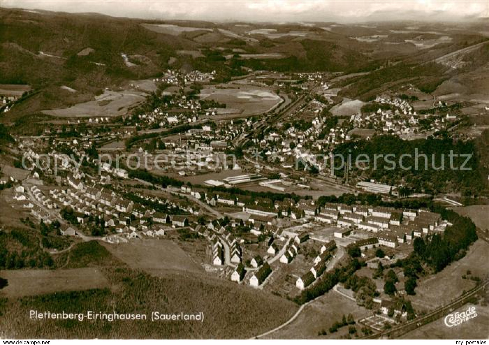 73853507 Eiringhausen Plettenberg Fliegeraufnahme Eiringhausen Plettenberg - Plettenberg