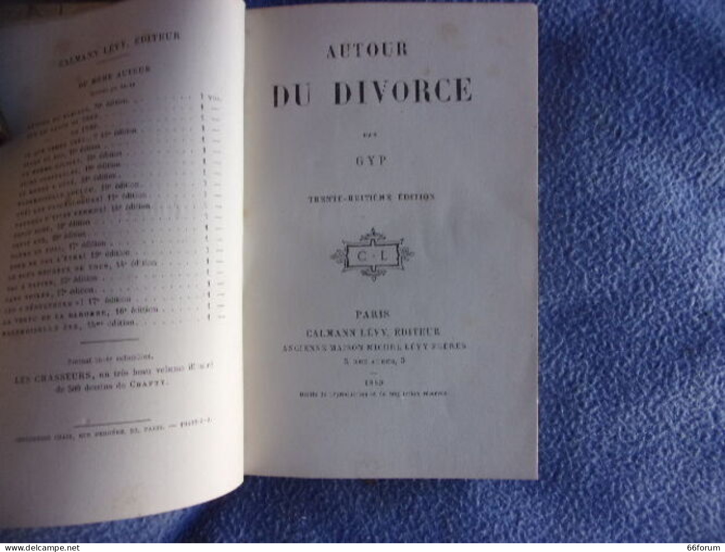 Autour Du Divorce - 1801-1900