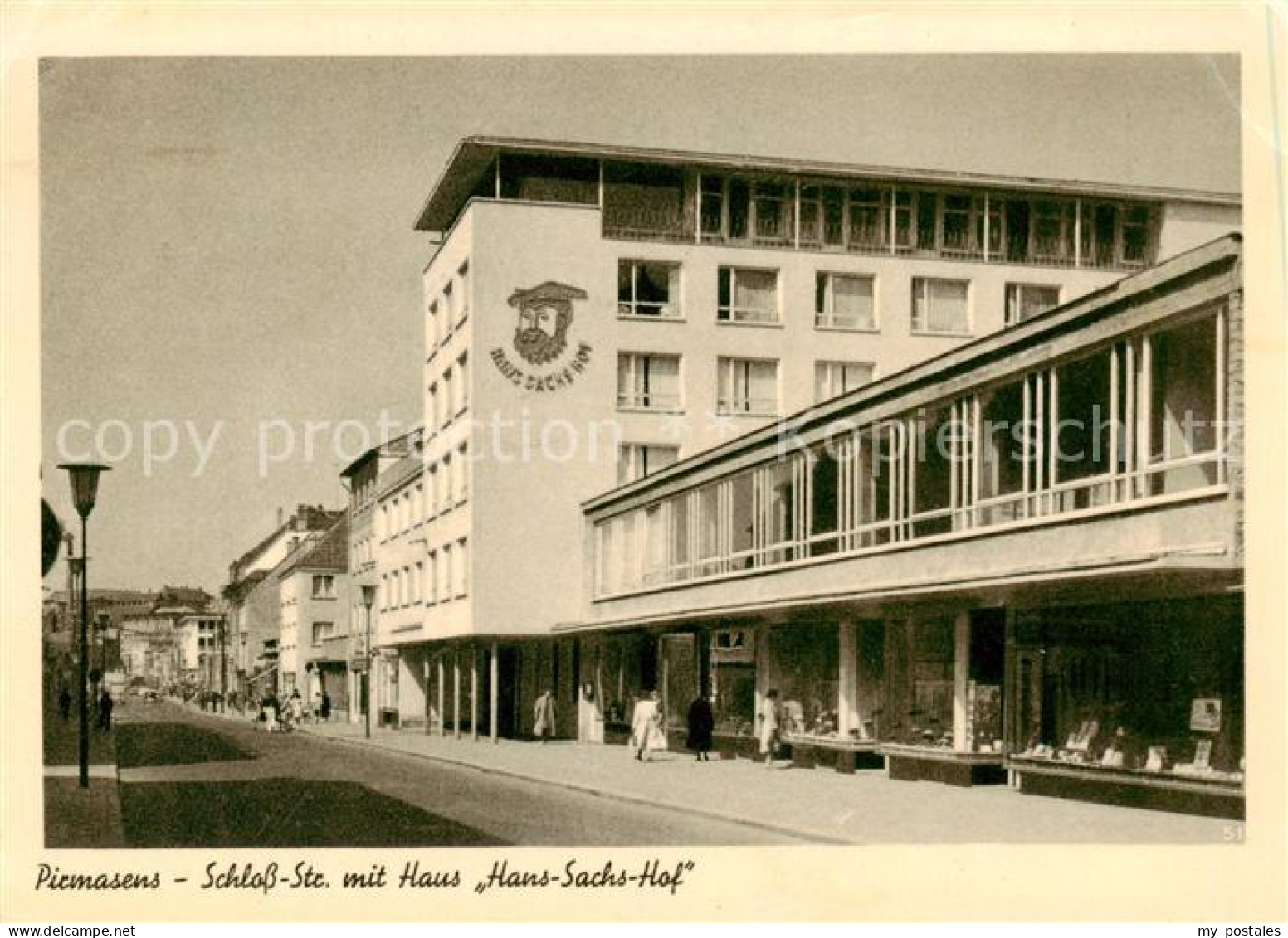 73853483 Pirmasens Schlossstrasse Mit Haus Hans-Sachs-Hof Pirmasens - Pirmasens