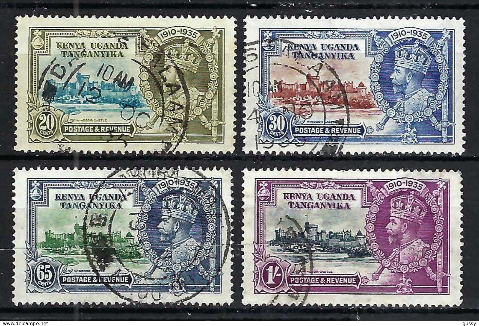 KENYA, OUGANDA & TANGANYIKA Ca.1935: Lot D'obl. - Kenya, Oeganda & Tanganyika