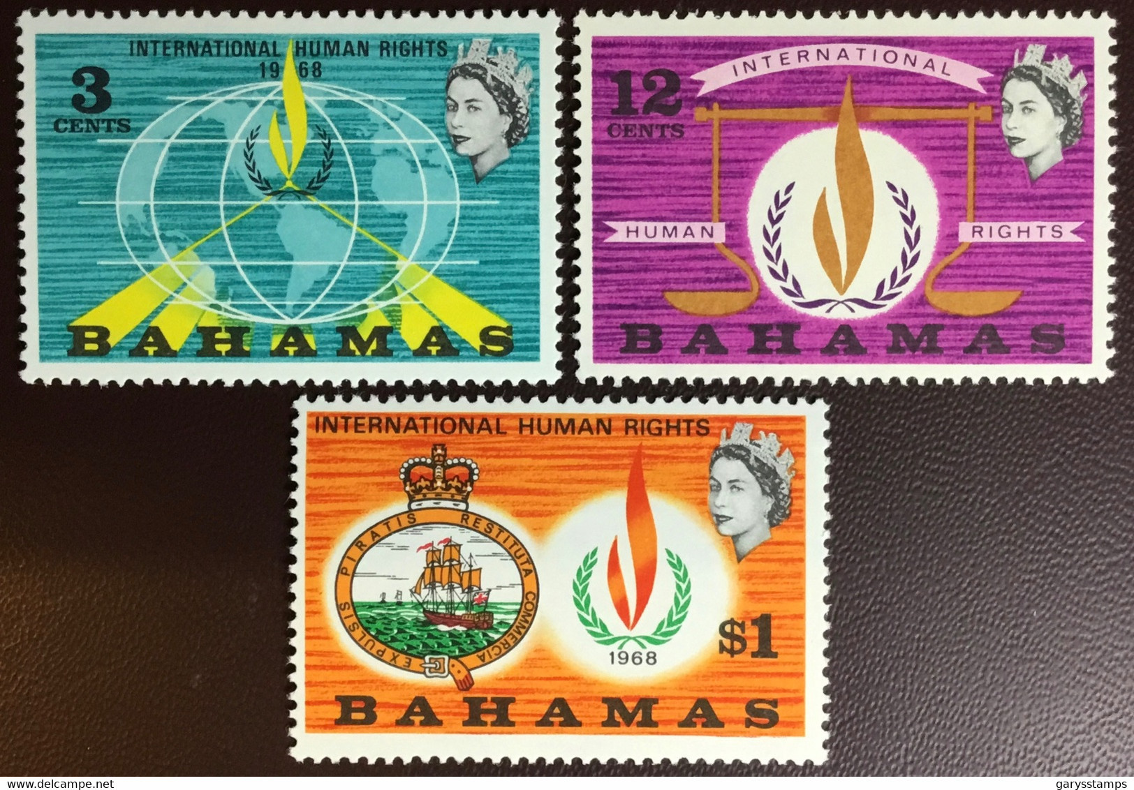 Bahamas 1968 Human Rights MNH - 1963-1973 Autonomía Interna