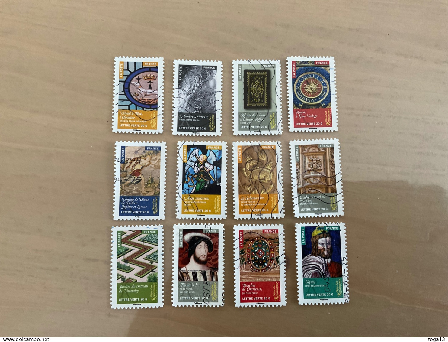 2014, Série Complète Y&T 1011/1022 (ADH7) - Used Stamps