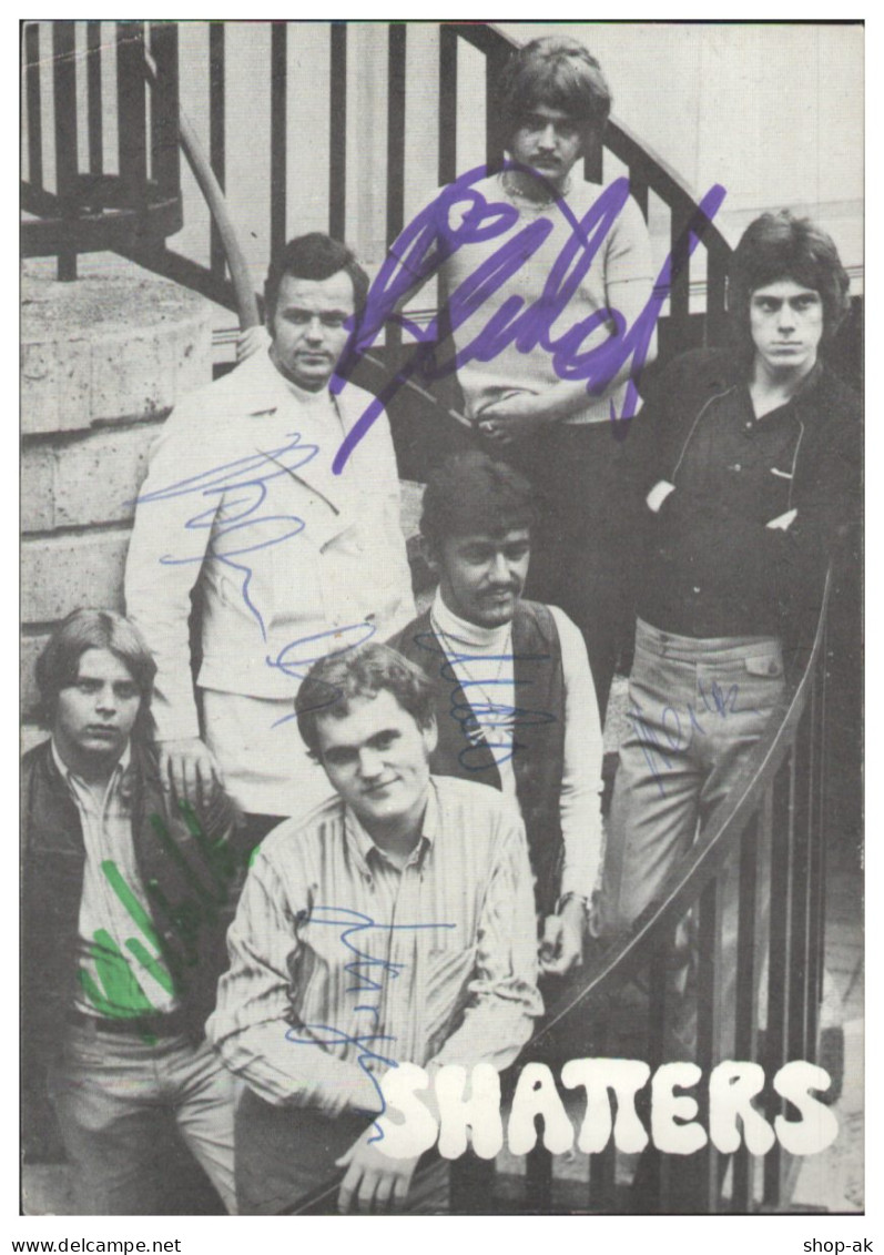 Y29005/ The Shatters  Beat- Popband Autogramm Autogrammkarte 60er Jahre  - Autografi