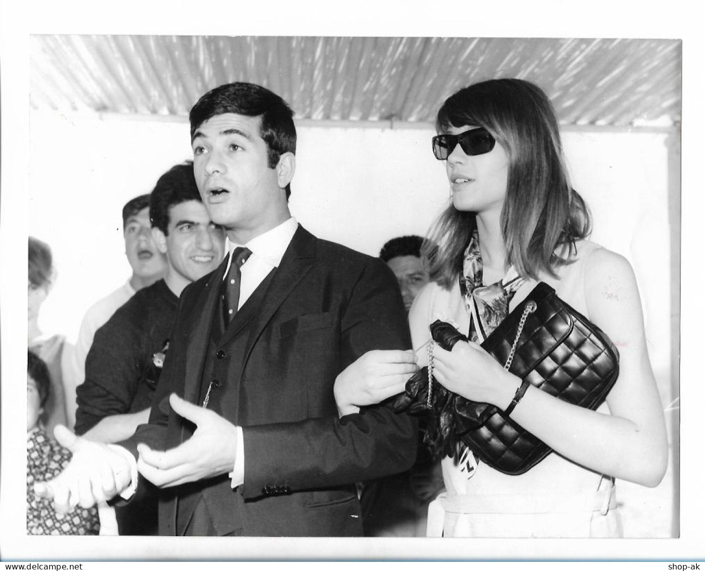 C6231/ Francoise Hardy + J. Claude Brialy  Pressefoto Foto 24 X 18 Cm 1963 - Other & Unclassified