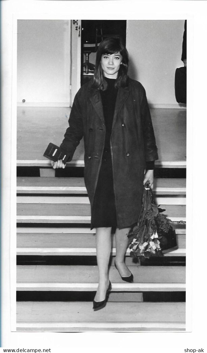 C6216/ Francoise Hardy In Paris  Pressefoto Foto 24 X 14 Cm  1963 - Altri & Non Classificati