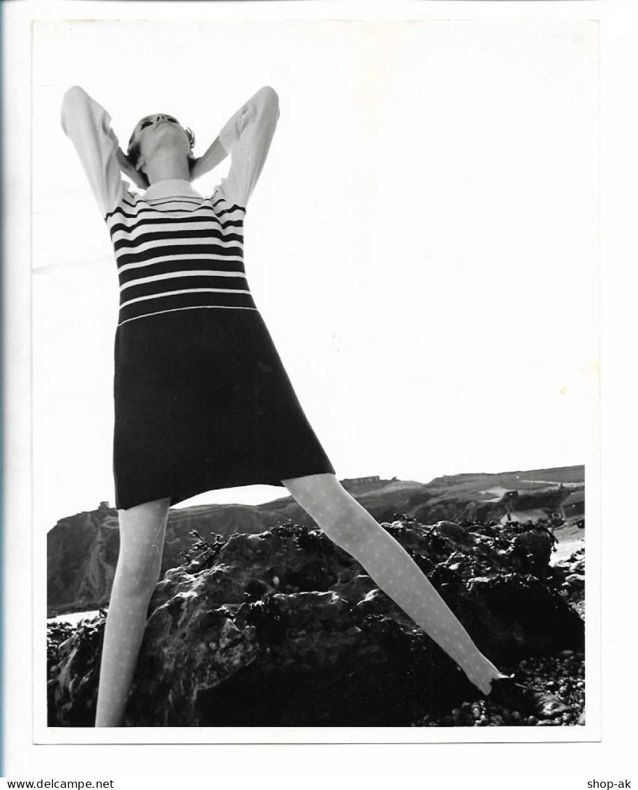 C6208/ Twiggy  Mode Pressefoto Foto 21,5 X 17 Cm  Ca. 1968 - Sin Clasificación