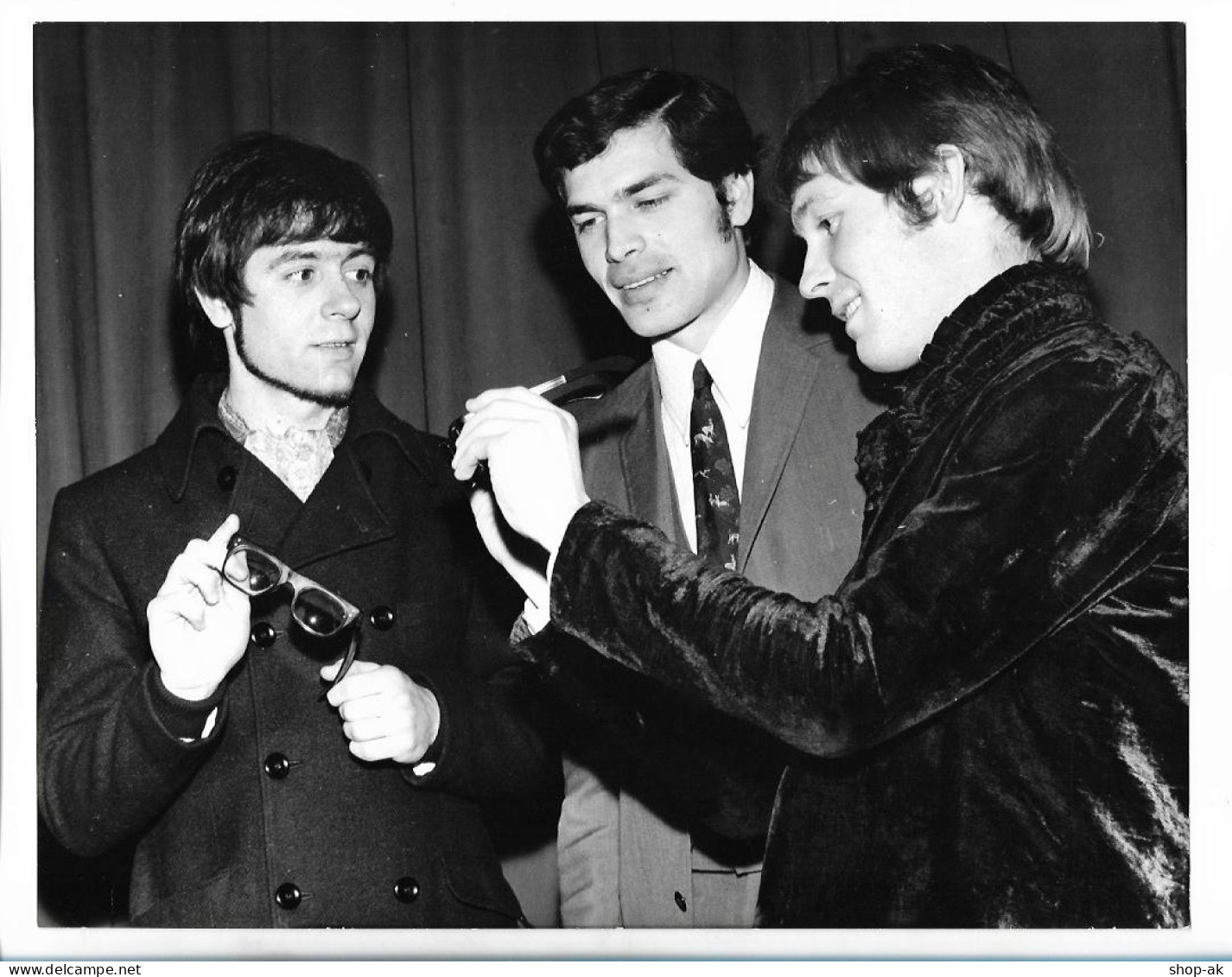 C6176/ Manfred Mann, Mike D`Abo, E. Humperdink Pressefoto Foto 26 X 20 Cm 1967 - Sonstige & Ohne Zuordnung