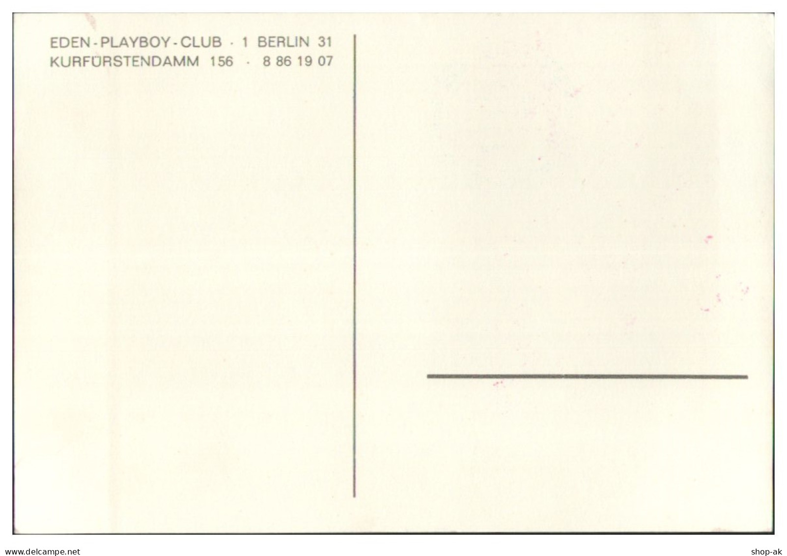 V6139/ Lord Knud Autogramm Autogrammkarte Eden-Playboy-Club 60er Jahre - Autógrafos