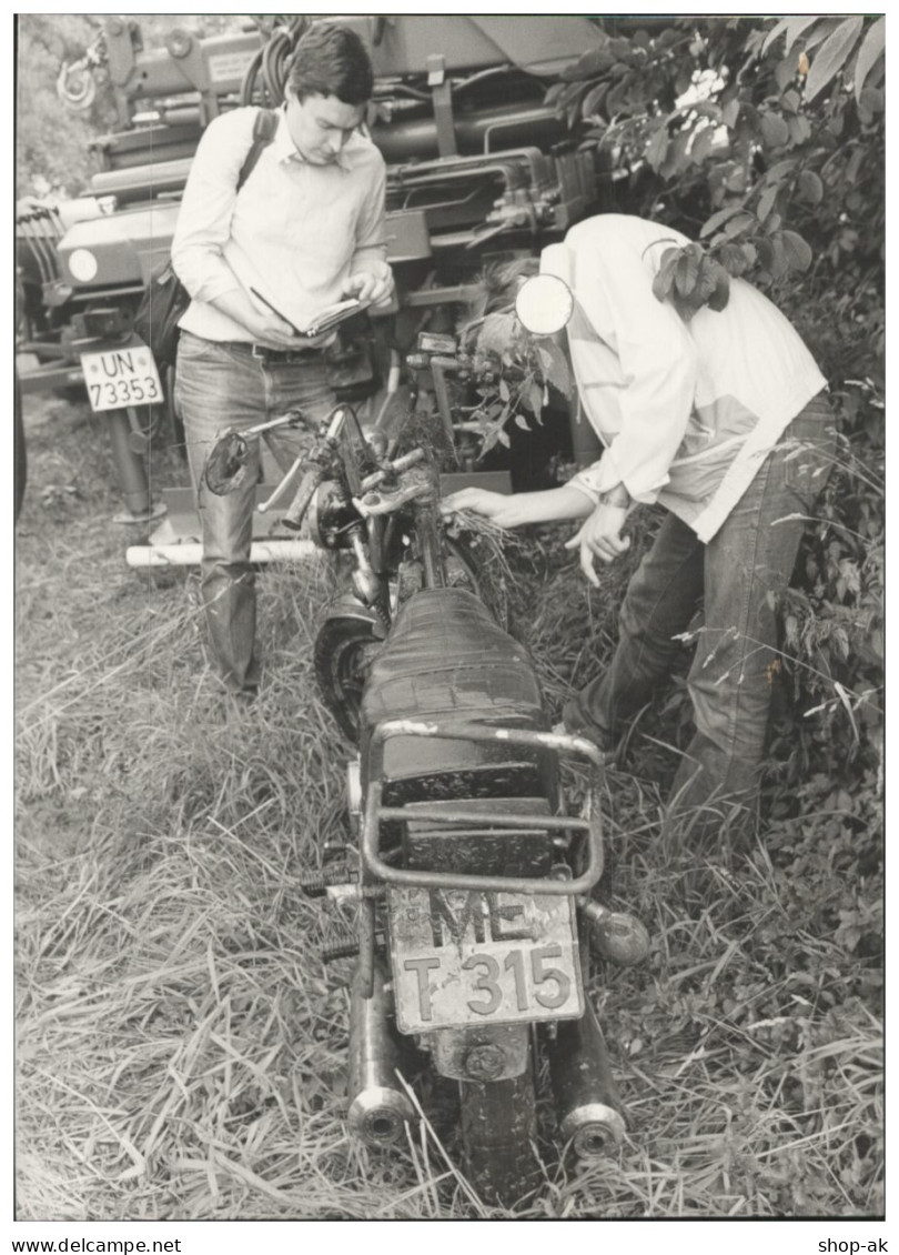 C5617/ Polizeitaucher Technische Gruppe Foto 21 X 15 Cm 80er Jahre - Unclassified