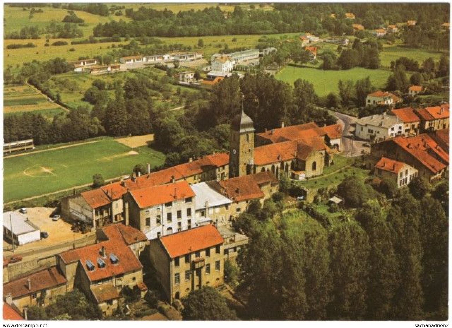 88. Gf. MONTHUREUX-SUR-SAONE. Vue Générale Aérienne. Le Collège. 1220 - Monthureux Sur Saone