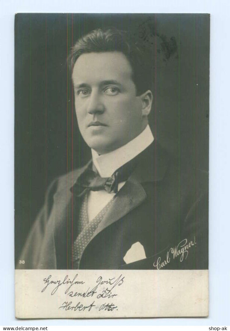 Y7853/ Schauspieler Carl Wagner Foto AK 1902 - Artistes