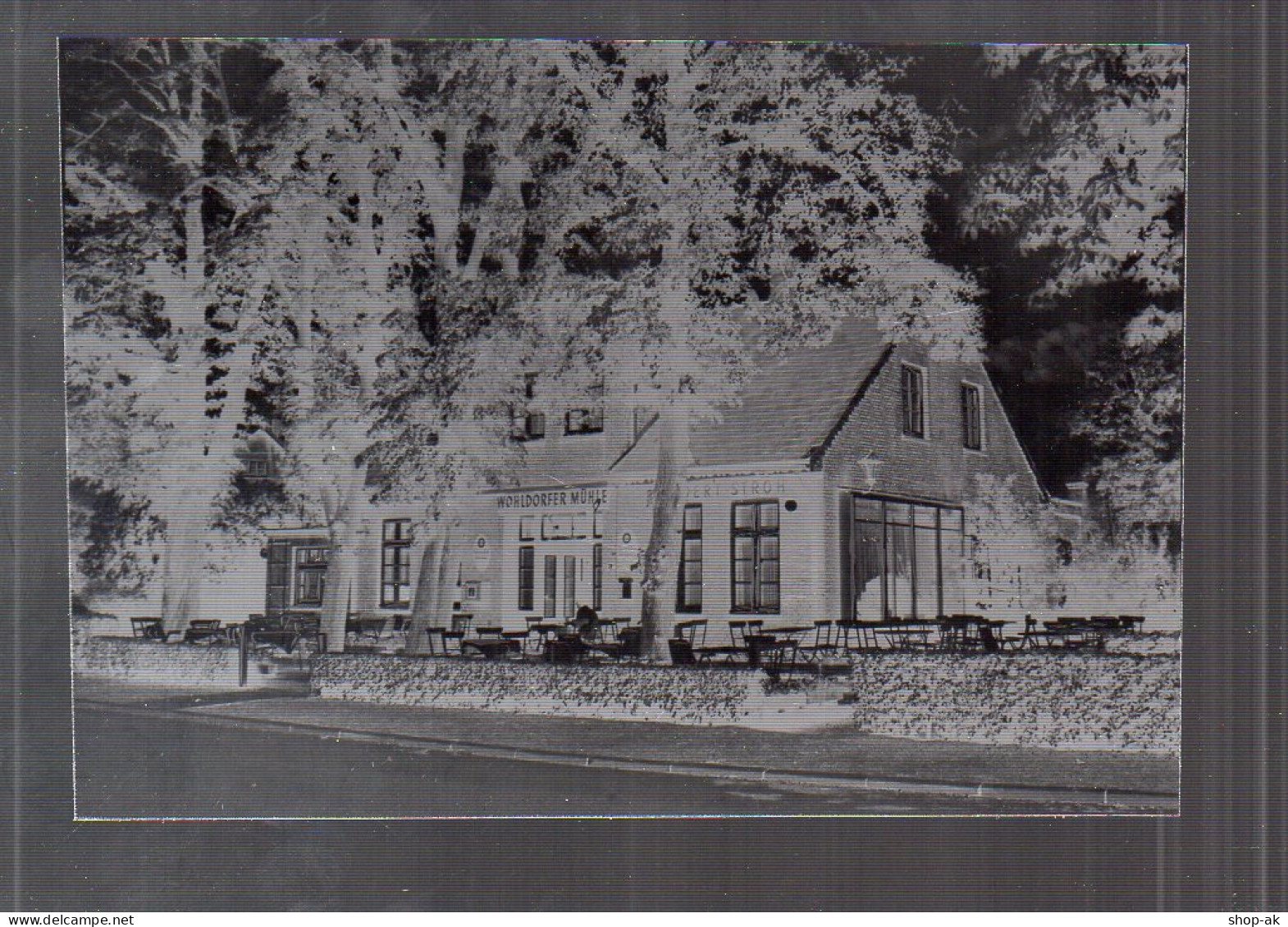 Neg2583/ Hamburg Wohldorf Wohldorfer Mühle Restaurant  Altes Negativ 1960/70  - Wandsbek