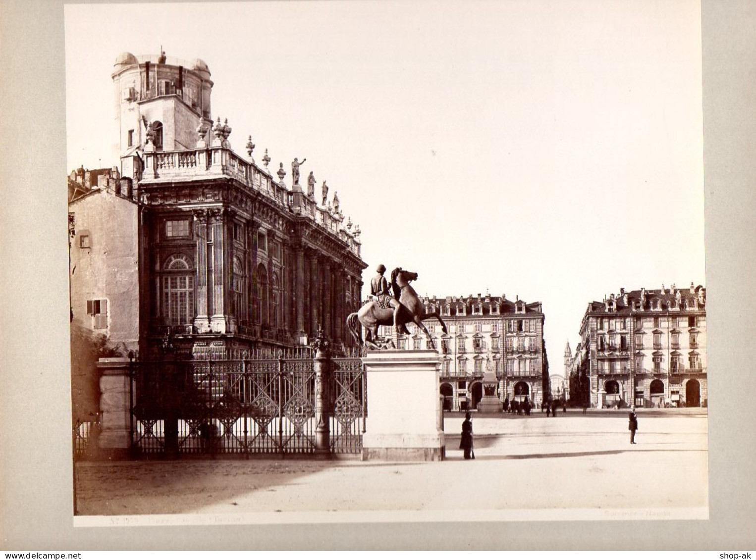 C2778/ Turin Torino  Italien Foto Fotograf Sommer, 25 X 20 Cm Ca.1880 - Non Classés