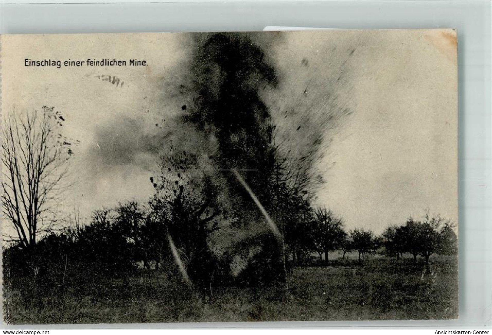 39804005 - Einschlag Einer Feindlichen Mine Verlag Schaar ? Dathe Nr. 2504 Feldpost Goettingen - Guerre 1914-18