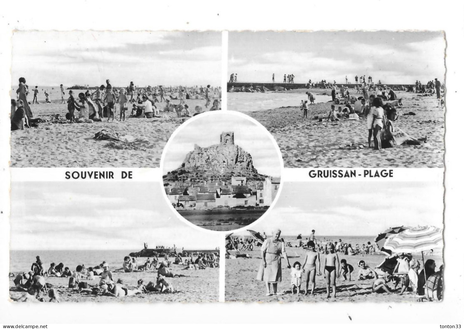 DEPT 11 - Souvenir De GRUISSAN-PLAGE - MULTIVUES - 5 Vues - TOUL 7 - - Andere & Zonder Classificatie