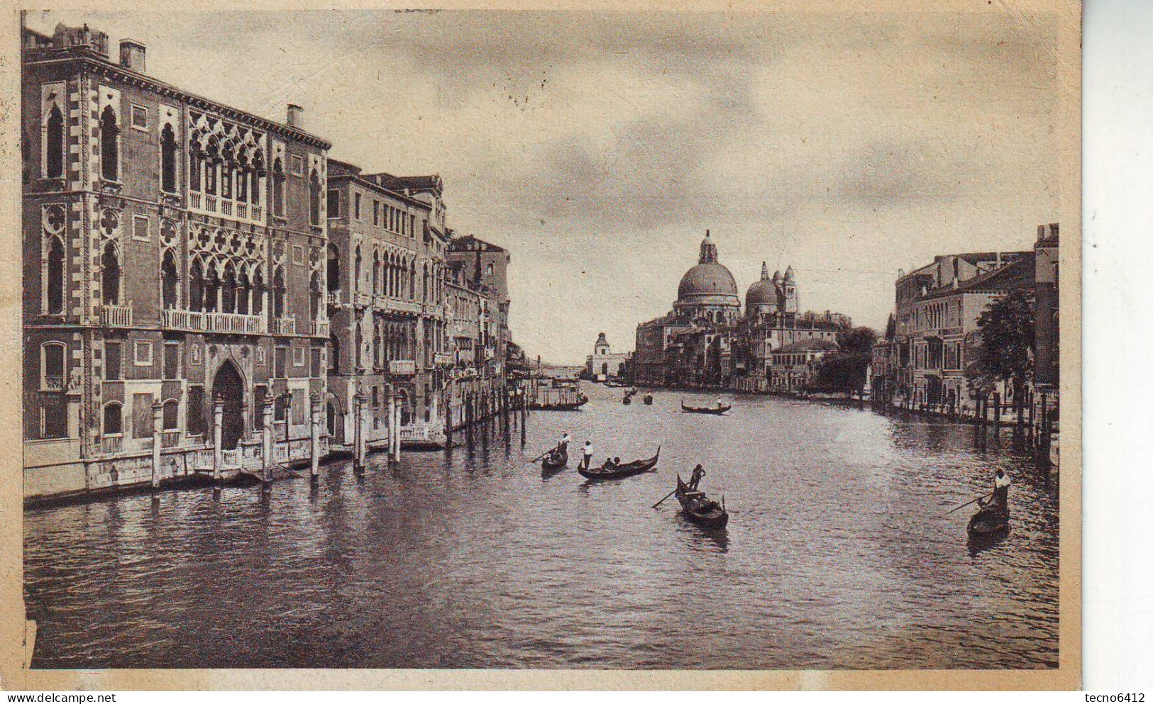 Venezia - Canal Grande E Palazzo Franchetti - Viaggiata - Venetië (Venice)