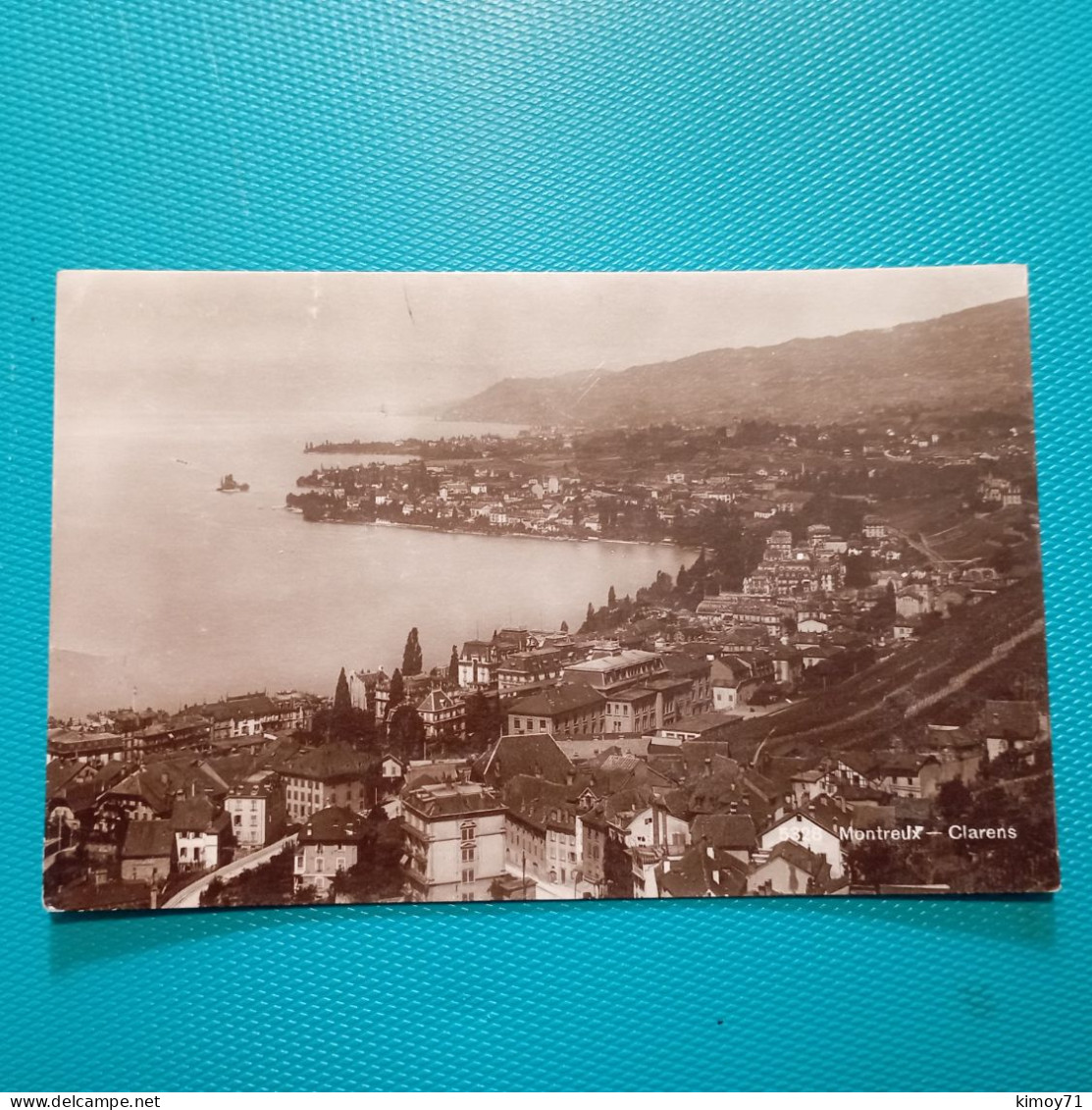 Cartolina Montreux - Clarens. Viaggiata 1922 - Montreux