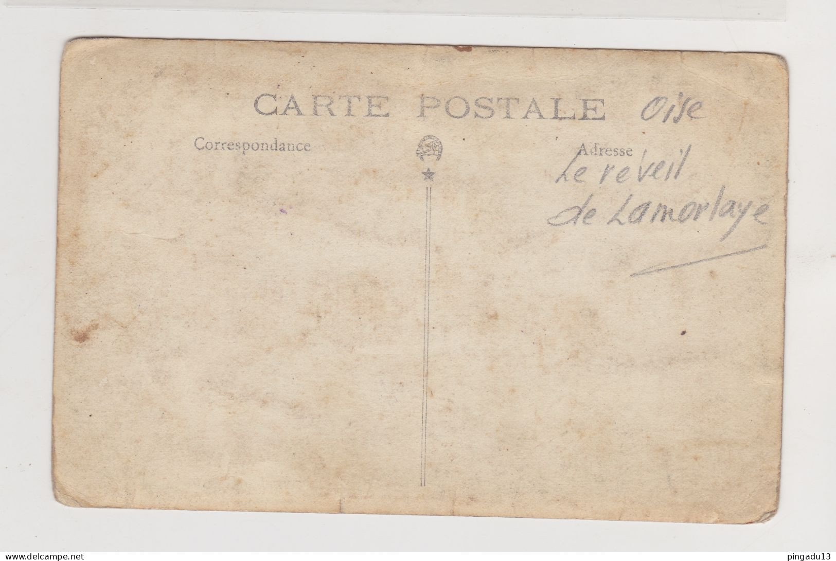 Carte Photo Oise Lamorlaye Harmonie Le Réveil De Lamorlaye - Altri & Non Classificati