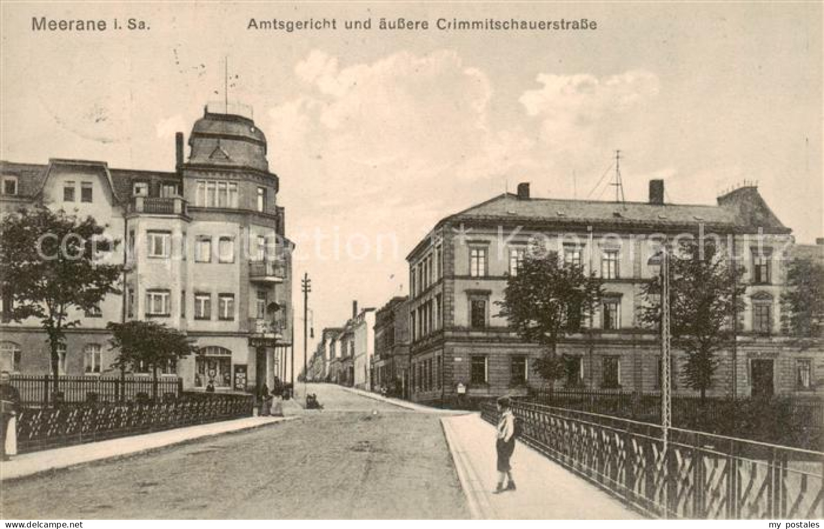 73853288 Meerane Amtsgericht Und Aeussere Crimmitschauerstrasse Meerane - Meerane