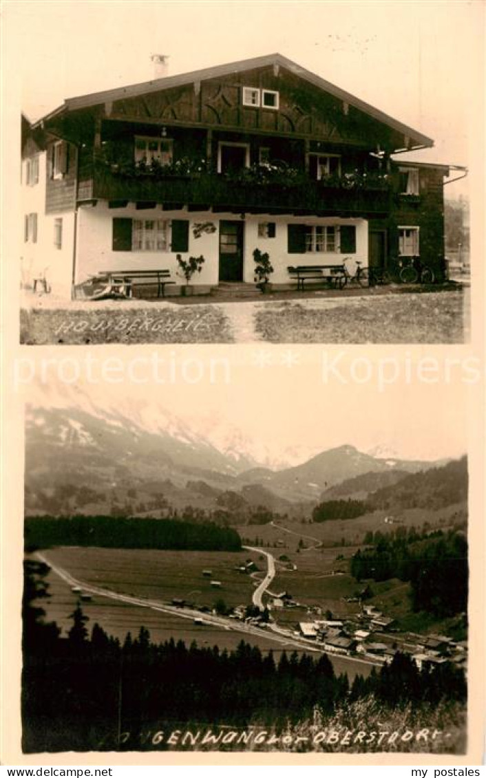 73853164 Langenwang Fischen Oberstdorf Haus Bergheil Gaestehaus Pension Panorama - Fischen