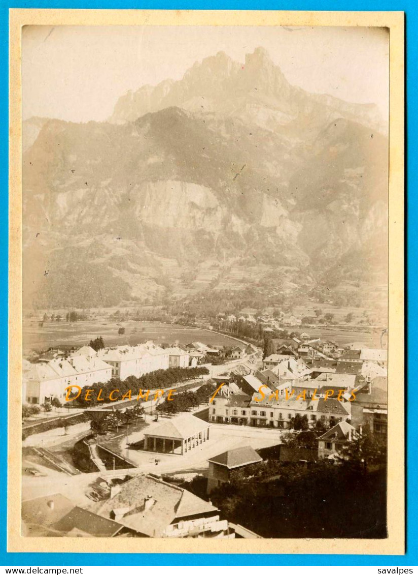 Haute-Savoie * Sallanches, Saint-Martin-d’Arve Et Les Aiguilles De Varens * Photo Rusché Vers 1890 - Anciennes (Av. 1900)