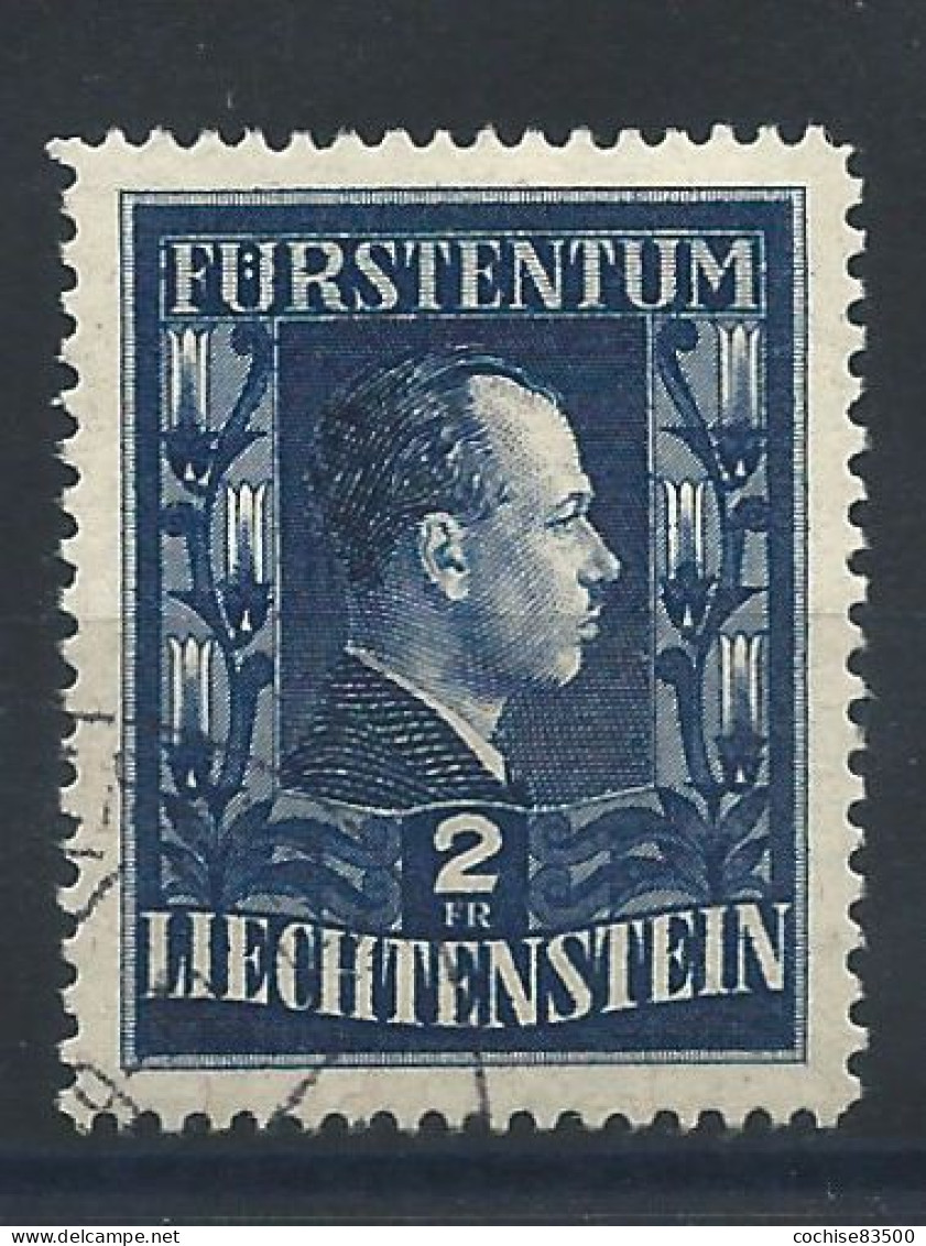 Liechtenstein N°266 Obl (FU) 1951 - Prince François-Joseph II - Nuovi