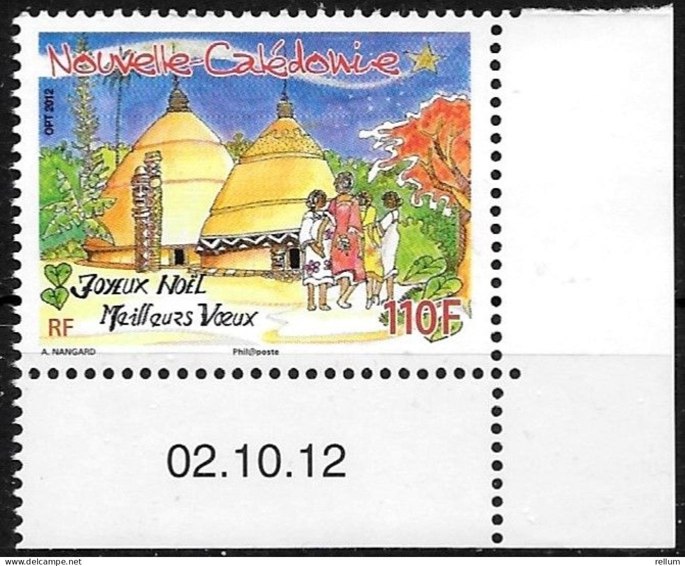 Nouvelle Calédonie 2012 - Yvert Et Tellier Nr. 1168 - Michel Nr. 1603 ** - Unused Stamps