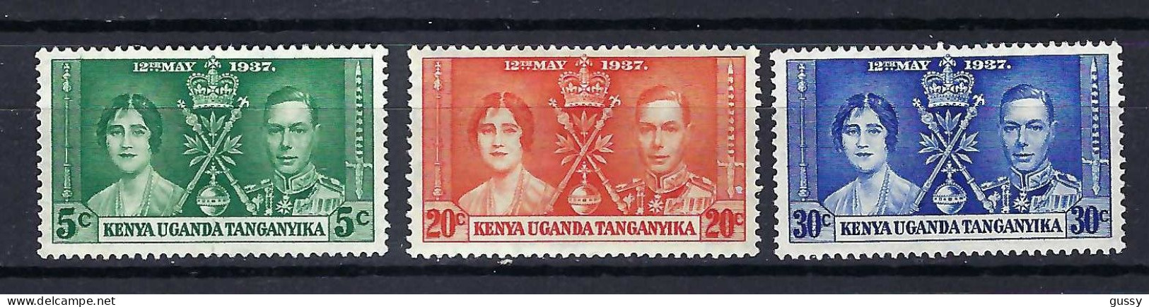 KENYA, OUGANDA & TANGANYIKA Ca.1937: Lot De Neufs(*) - Kenya, Oeganda & Tanganyika