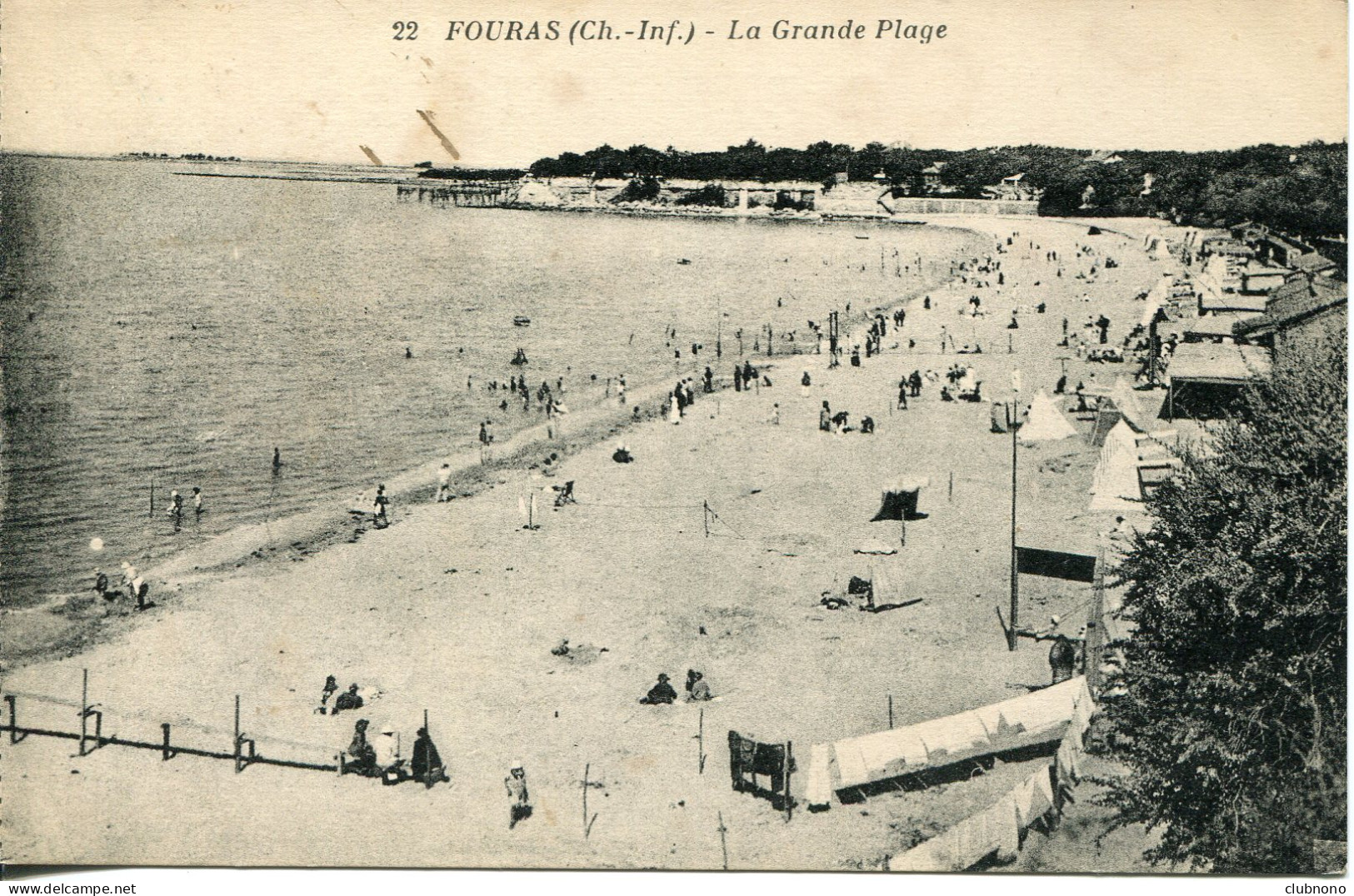 CPA - FOURAS - LA GRANDE PLAGE - Fouras-les-Bains